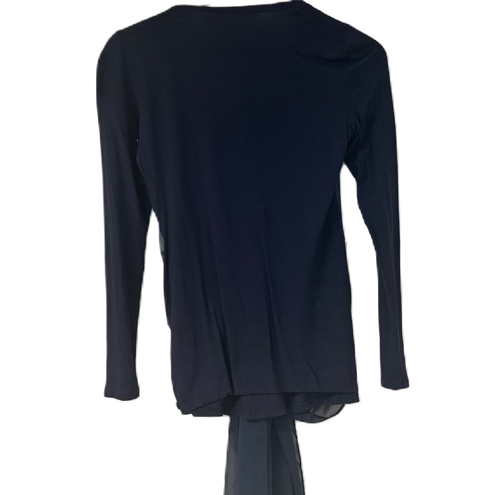 Jules and Jim Maternity Navy Cardigan - wraps around waist size Large - Picture 3 of 8
